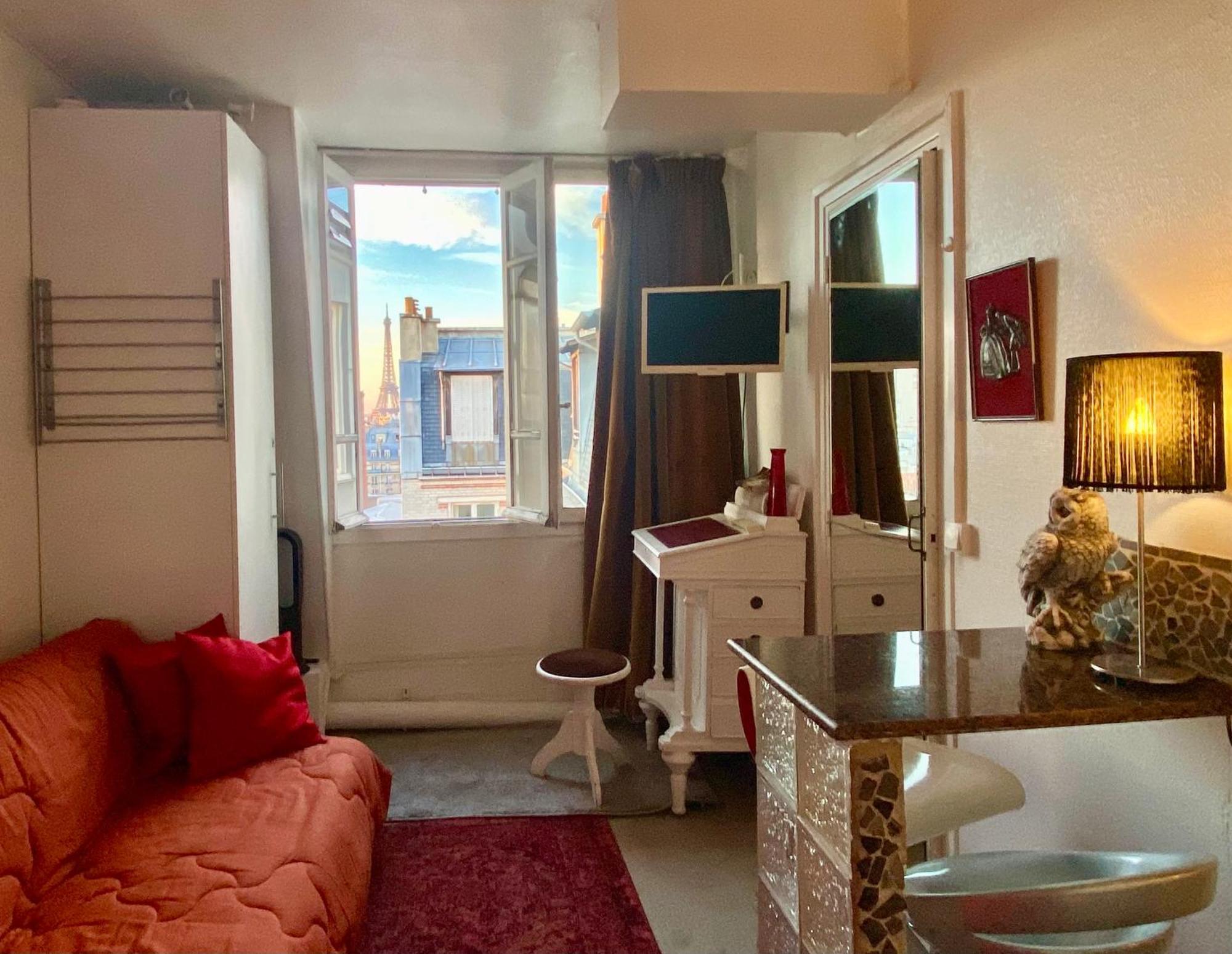 Studio Chic Paris Tour Eiffel Near Eiffel Tower 7Th Floor Exterior foto